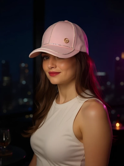Royalfashion Cap mit Strasssteinen ShineCap