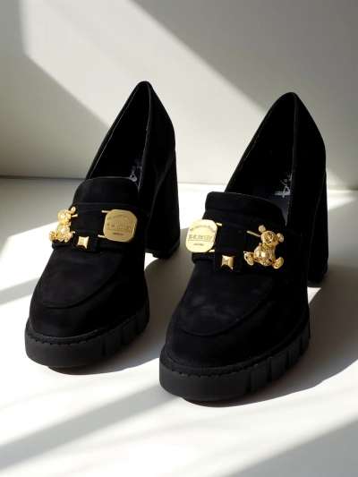 Katherine Elegante Schwarze Wildleder Pumps