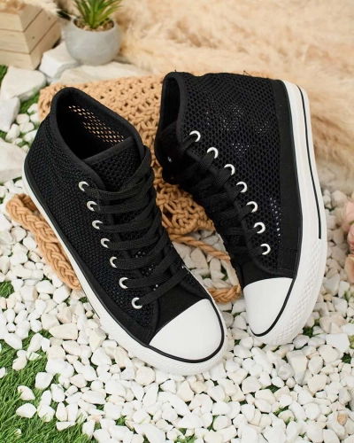 Royalfashion Damen Nizzef durchbrochene Sneakers