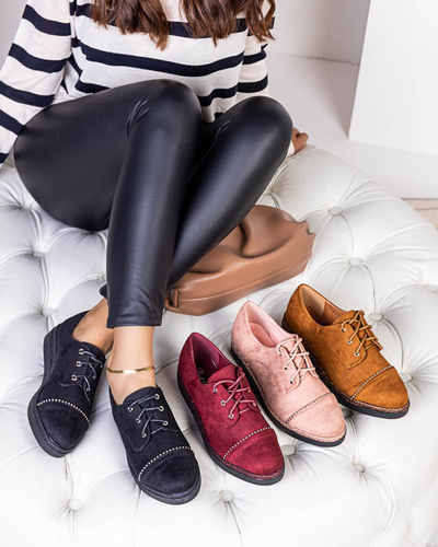 Kamelfarbener Damenhalbschuh Rilly - Footwear