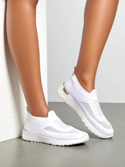 Royalfashion Damen Slipper Stoff Sport Schuhe Terrifa