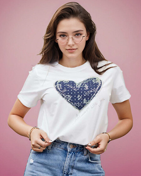 Royalfashion Bedrucktes Damen-T-Shirt