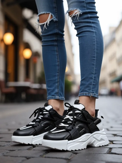 Royalfashion Damen Sport Sneakers Miefo