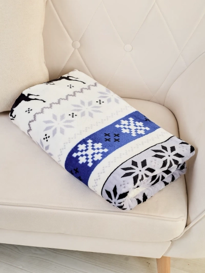 Royalfashion Weihnachts Wurfdecke 200x220