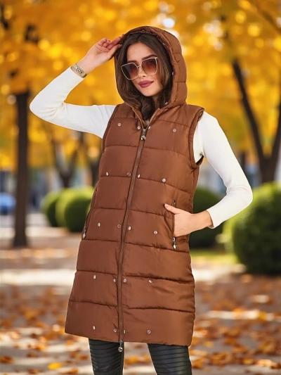 Royalfashion Damenjacke mit abnehmbaren Ärmeln
