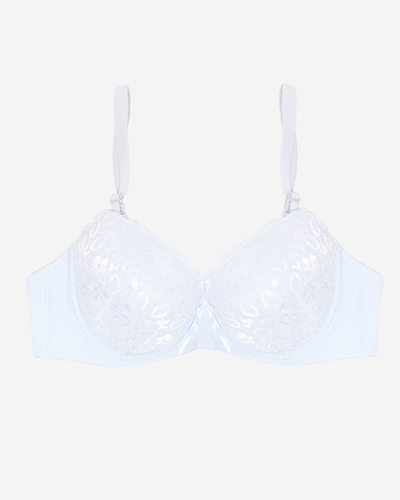 Weißer Push-up-BH für Damen - Unterwäsche