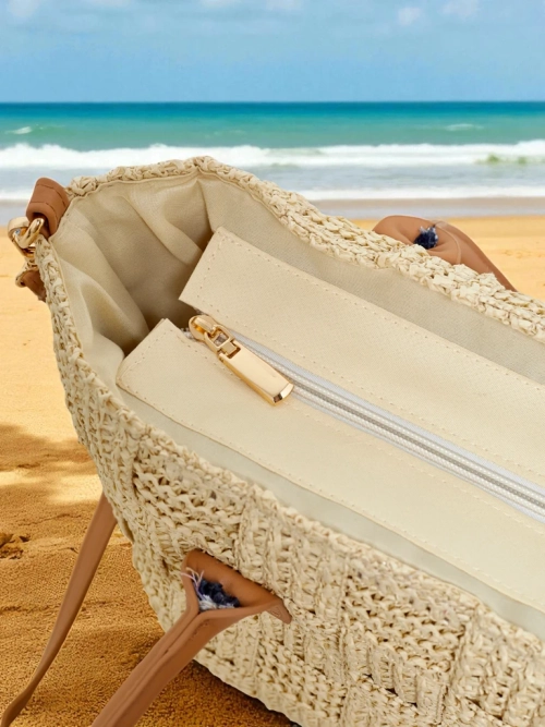 Royalfashion Велика Солом’яна Жіноча Сумка Aureliana Savio