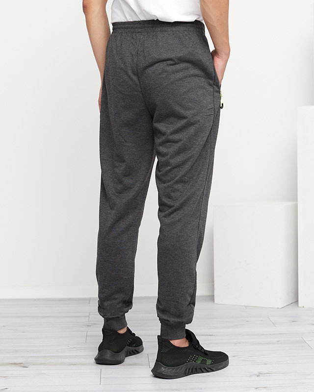 Dunkelgraue Jogginghose mit Taschen für Herren - Kleidung