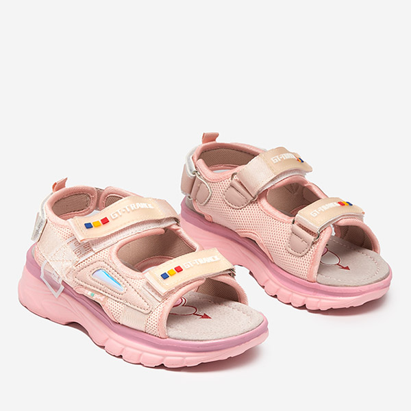 Mädchensandalen in rosa Umaf-Schuhen