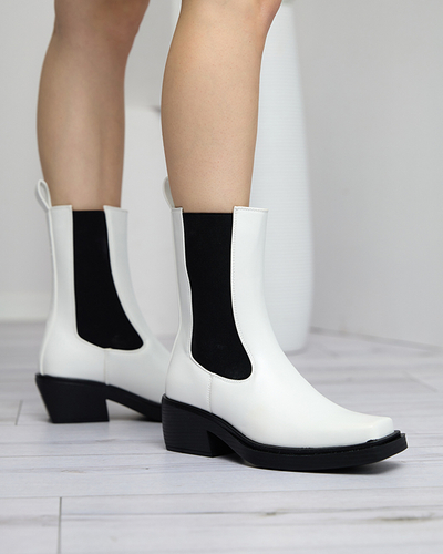 Weiße hohe Damen-Stiefel Darran - Footwear