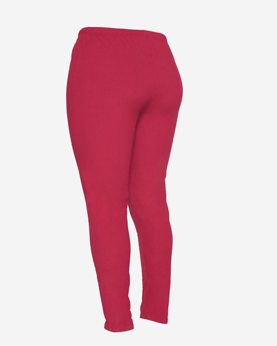 Kastanienbraune Bambus-Leggings für Damen GROSSE GRÖSSE - Kleidung