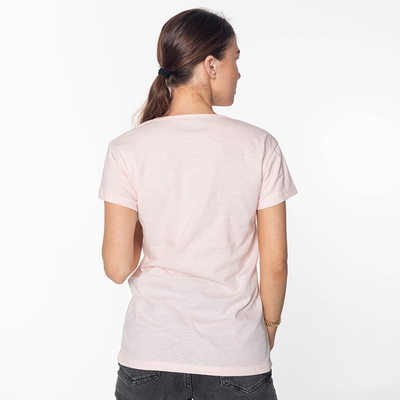 Pinkes Damen-T-Shirt mit TRENDS- Clothing-Aufdruck