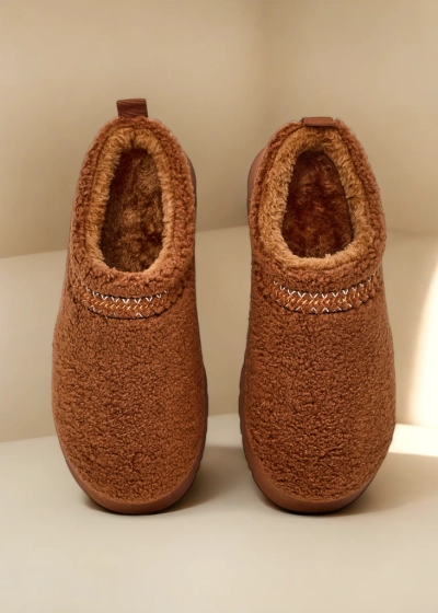 Royalfashion Kurze Damen Schneestiefel Esel