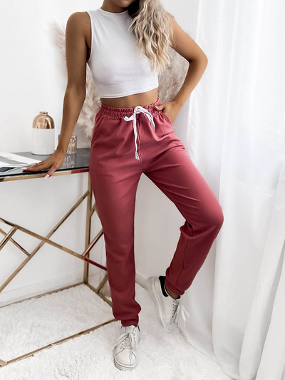 Royalfashion Dunkelrosa Damen-Trainingsanzüge PLUS SIZE