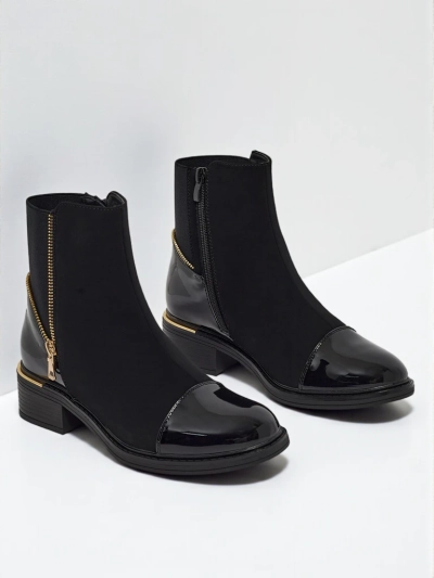 Damen Stiefeletten Öko-Leder Selyrix