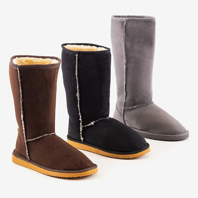 Brown Shaean braune Damen warme Schneeschuhe - Schuhe