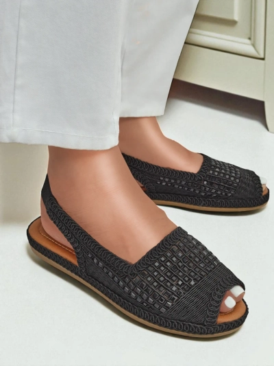 Damensandalen, Damen-Espadrillesandalen mit Strasssteinen Belle Sparkle