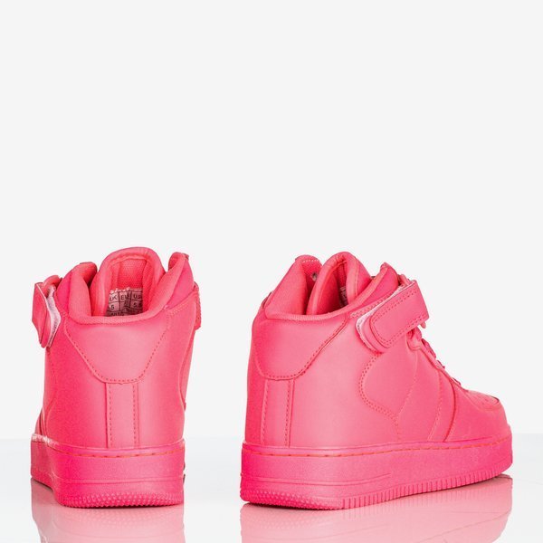 Neonrosa Tiny Dancer Plateau High Trainer - Schuhe