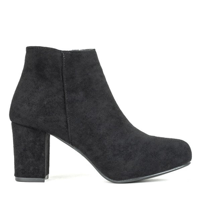 Schwarze Stiefeletten an einem höheren Pfosten Soleah - Footwear