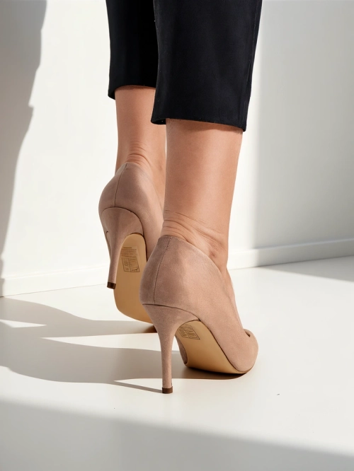 Royalfashion Жіночі екологічні замшеві туфлі Scazze