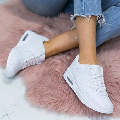 Weiße Sportschuhe aus Kunstleder Shenia - Footwear 1