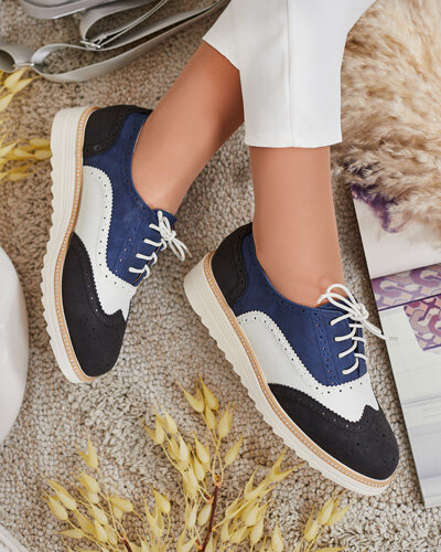 Royalfashion Damen Novlas Schnürhalbschuhe