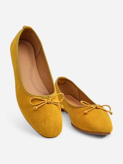 Royalfashion Damen Ballerinas mit einer Schleife Zaame