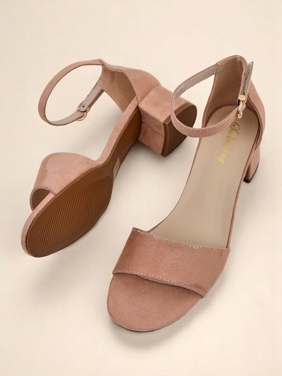 Royalfashion Damen Sandalen mit niedrigem Absatz SoftHeels