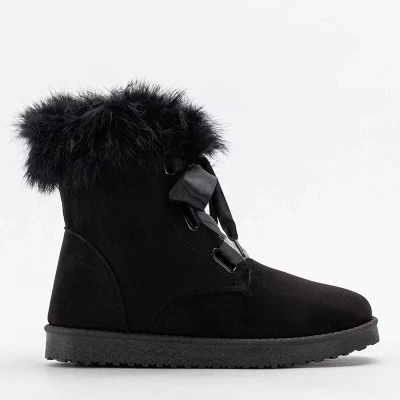 OUTLET Schwarze Damen-Schneestiefel von Ritalo - Schuhe