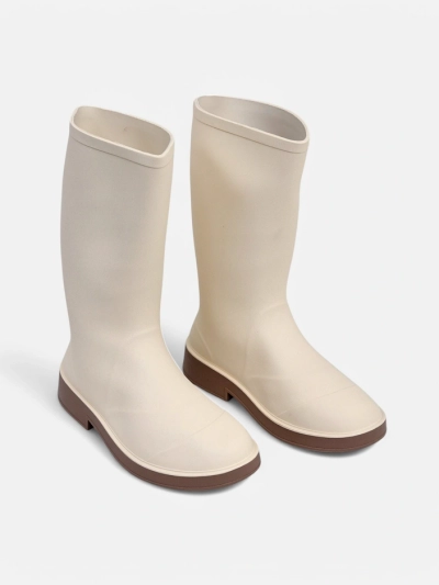 Royalfashion Mattschwarze Damenregenschuhe Mattelo