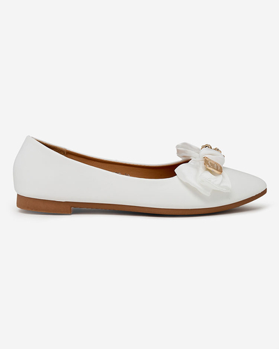 Royalfashion Damen Ballerinas spitze Spitze mit Schleife Retripo