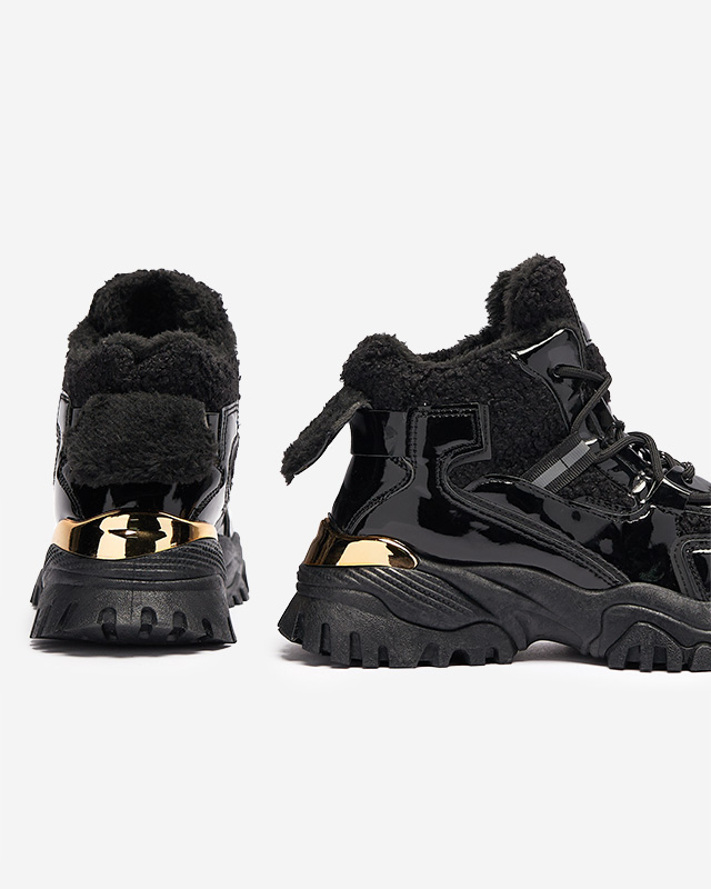 Schwarze isolierte Damen-Sportschuhe Timose - Footwear