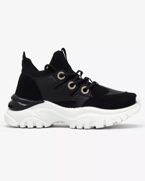 Жіночі спортивні кросівки чорного кольору Hasola- Footwear