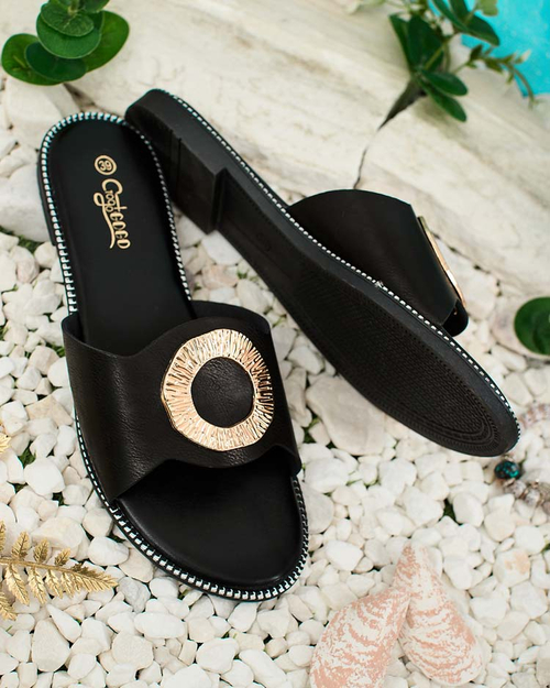 Royalfashion Жіночі шльопанці Olerna на плоскій підошві