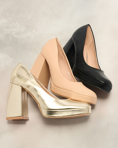 Royalfashion Damen High Post Cellcas Pumps
