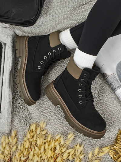 Damen Trapper Stiefeletten Avienne