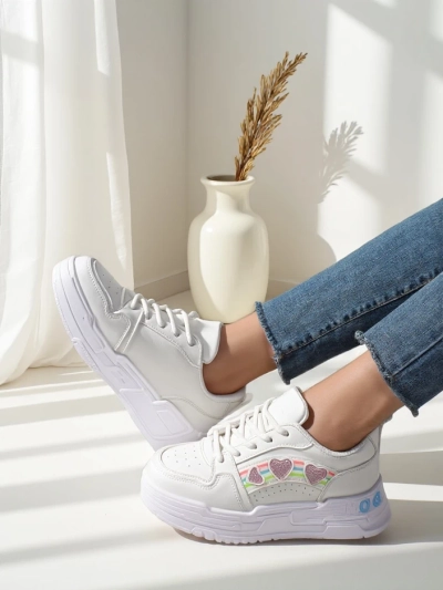 Royalfashion Damen Sneakers mit Glitzer Samoles