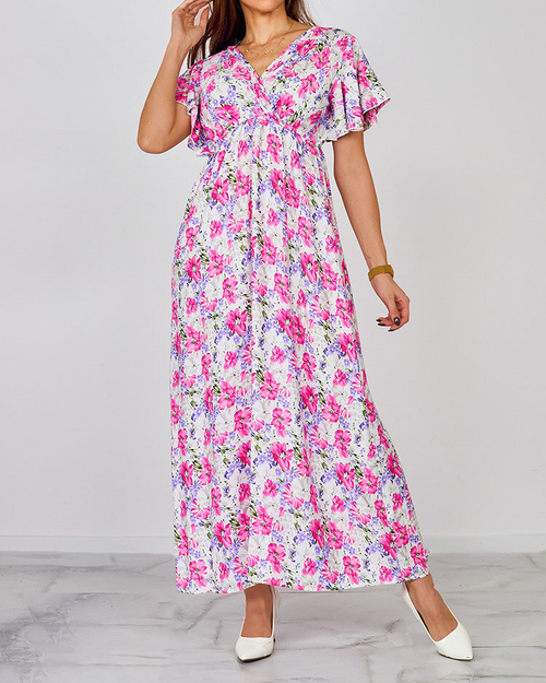 Royalfashion Жіноча квіткова сукня міді