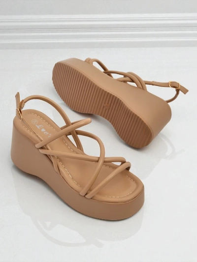 Royalfashion Damen Keilsandalen Skyline Straps