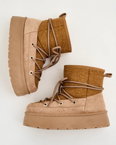 Royalfashion Жіночі снігоступи Filori на шнурівці