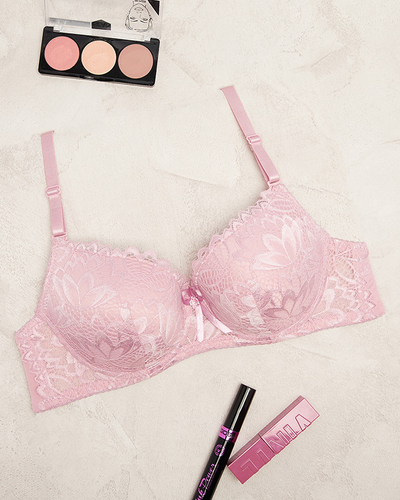 Gepolsterter Damen-BH in Rosa - Dessous