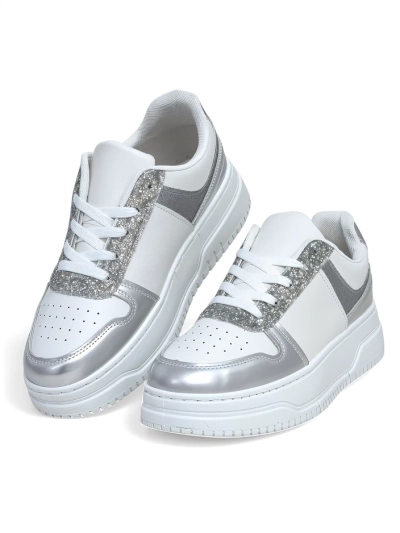 Royalfashion Damen-Sneaker mit Glitzer Qisofi