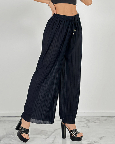 Royalfashion Weite Plissee-Hose