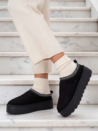 Royalfashion Damen Zommy Kurzstiefel a'la Schneestiefel