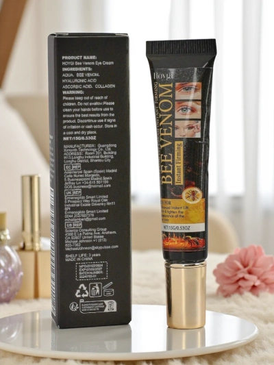 Straffende Anti-Falten-Augencreme mit Bienengift
