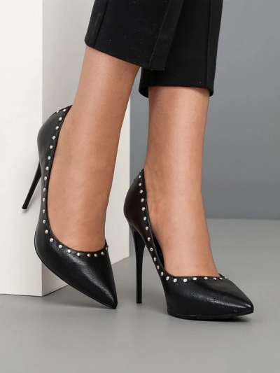 Royalfashion Damenstilettos mit Nieten Koscalle