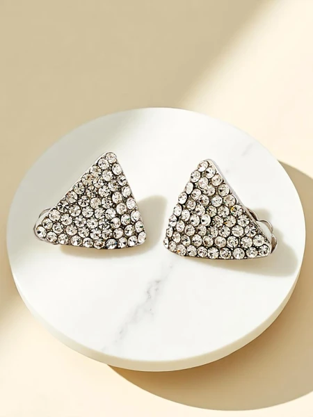 Royalfashion Damen-Clip-Ohrringe mit Zirkonia