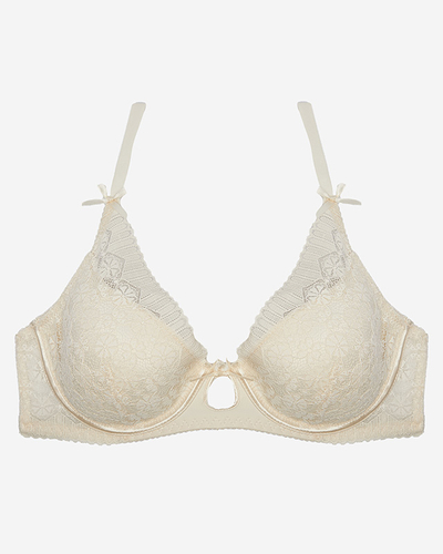 Gepolsterter Damen-BH in Beige- Lingerie