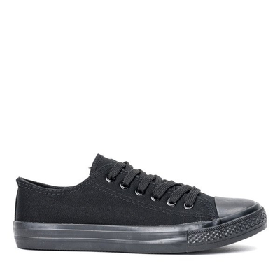 Black lace-up sneakers Pereta - Footwear