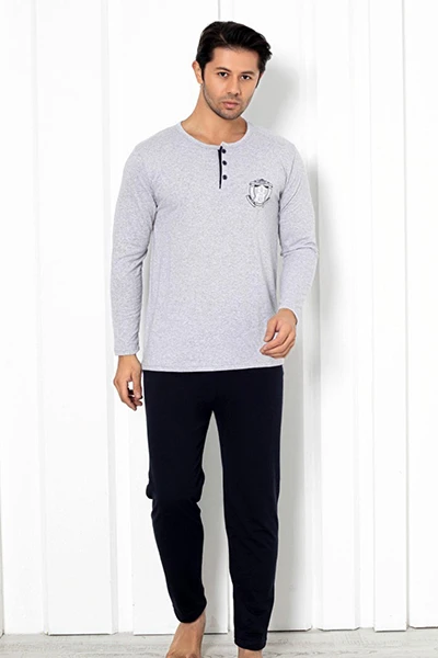 Royalfashion Herren Baumwollpajamas